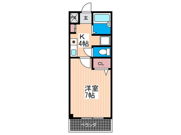 セブンビルの物件間取画像